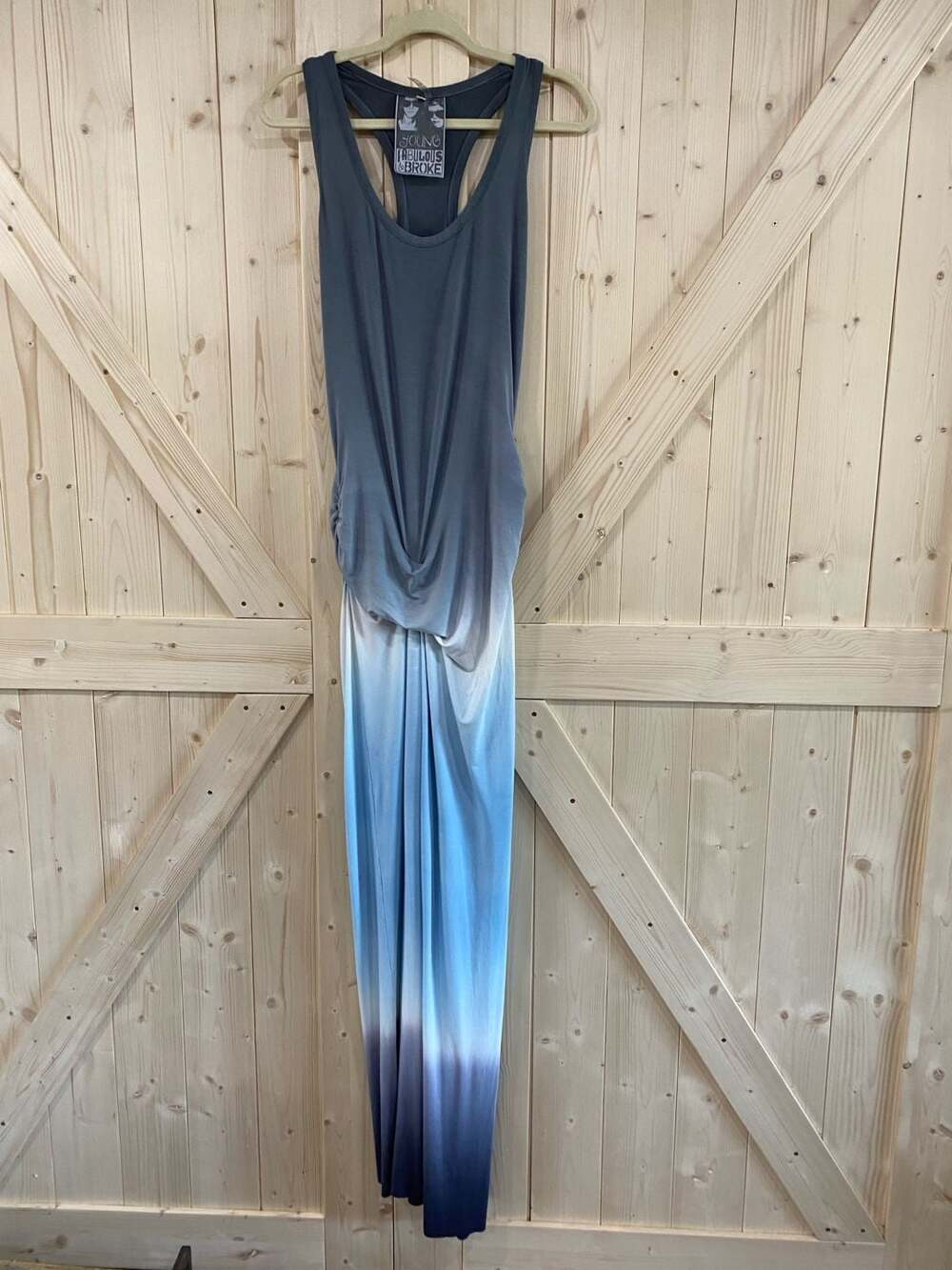 Young Fabulous & Broke Ombre Tank Maxi Dress large